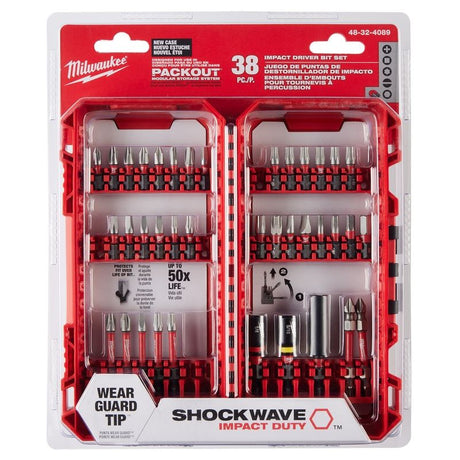 Milwaukee 48 - 32 - 4089 SHOCKWAVE Impact Duty Driver Bit Set - 38PC - Mississauga Hardware Centre Inc