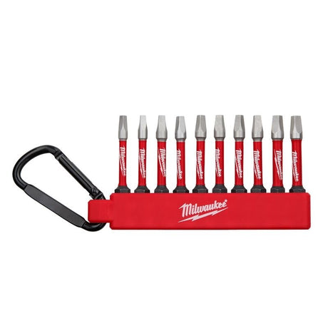 Milwaukee 48 - 32 - 4090 Carabiner SHOCKWAVE SQ 1,2,3 2in Driver Bit Set - Mississauga Hardware Centre Inc