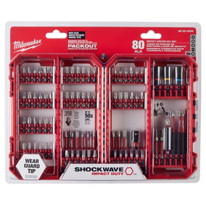 Milwaukee 48 - 32 - 4094 SHOCKWAVE Impact Duty Driver Bit Set - 80PC - Mississauga Hardware Centre Inc