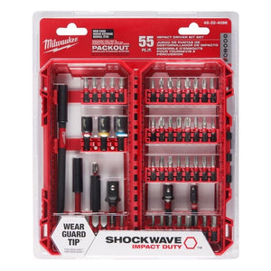 Milwaukee 48 - 32 - 4096 SHOCKWAVE Impact Duty Driver Bit Set - 55PC - Mississauga Hardware Centre Inc