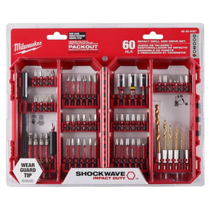 Milwaukee 48 - 32 - 4097 SHOCKWAVE Impact Duty Drill and Drive Set - 60PC - Mississauga Hardware Centre Inc