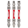 Milwaukee 48 - 32 - 4319 SHOCKWAVE Impact Duty PH2/SQ2/T25 Double Ended Bits 3PC - Mississauga Hardware Centre Inc