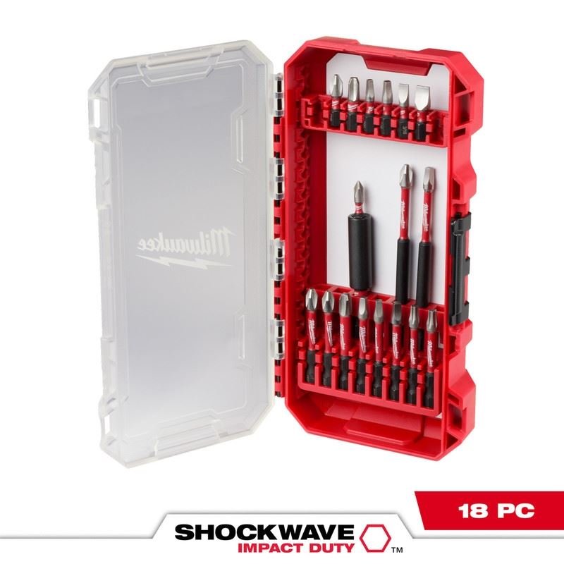 Milwaukee 48 - 32 - 4403 SHOCKWAVE Impact Duty Driver Bit Set - 18PC - Mississauga Hardware Centre Inc