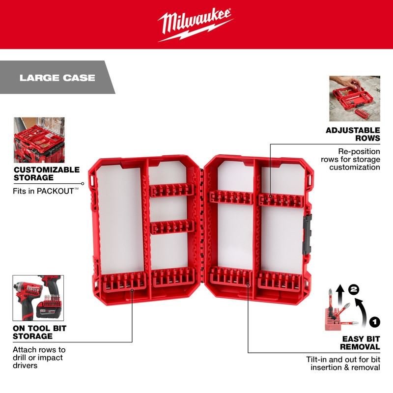 Milwaukee 48 - 32 - 9922 Customizable Large Case for Impact Driver Accessories - Mississauga Hardware Centre Inc