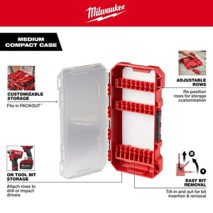 Milwaukee 48 - 32 - 9931 Customizable Medium Compact Case for IMpact Driver Accessories - Mississauga Hardware Centre Inc