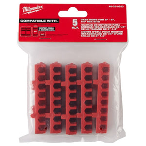 Milwaukee 48 - 32 - 9933 Small and Medium Case Rows for Impact Driver Accessories 5PK - Mississauga Hardware Centre Inc