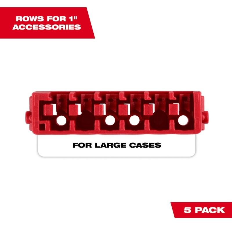 Milwaukee 48 - 32 - 9934 Large Case Rows for Insert Bit Accessories 5PK - Mississauga Hardware Centre Inc