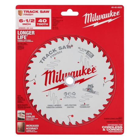 Milwaukee 48 - 40 - 0625 6 - 1/2in 40T Finish Track Saw Blade - Mississauga Hardware Centre Inc
