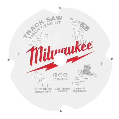 Milwaukee 48 - 40 - 0670 6 - 1/2in 4T Fiber Cement Track Saw Blade - Mississauga Hardware Centre Inc