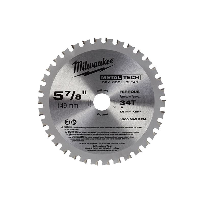 Milwaukee 48 - 40 - 4080 5 - 7/8 Ferrous Metal Blade - Mississauga Hardware Centre IncMilwaukee48-40-4080
