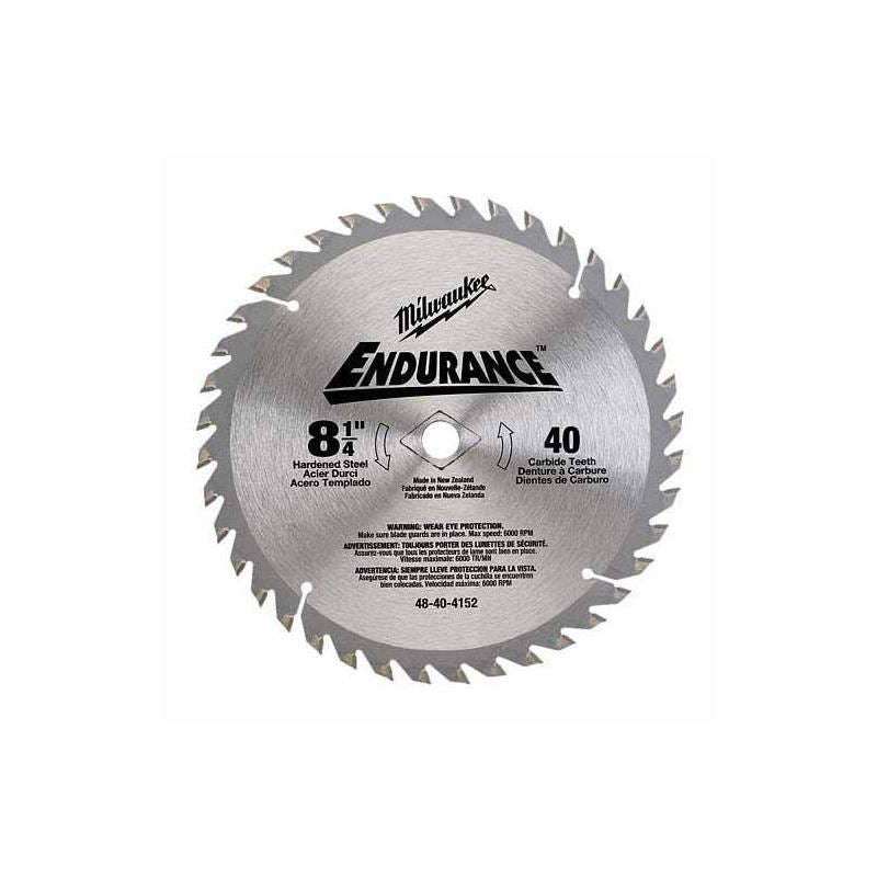 Milwaukee | 48 - 40 - 4152 8 - 1/4" 40 Carbide Teeth Circular Saw Blade - Mississauga Hardware Centre IncMilwaukee48-40-4152