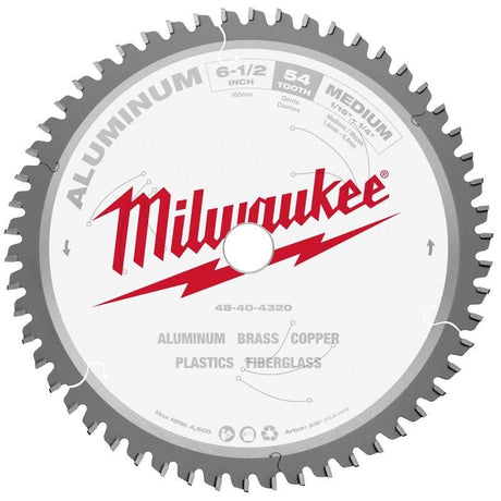 Milwaukee 48 - 40 - 4320 6 - 1/2in Circular Saw Blade - Aluminum - Mississauga Hardware Centre Inc