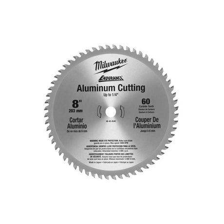 Milwaukee 48 - 40 - 4540 8" 60 Teeth Aluminum Circular Saw Blade - Mississauga Hardware Centre IncMilwaukee48-40-4540