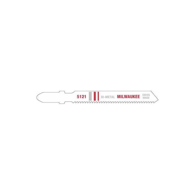 Milwaukee 48 - 42 - 5121 3"" 18 TPI Bi - Metal Jig Saw Blade (5 PK) - Mississauga Hardware Centre IncMilwaukee48-42-5121