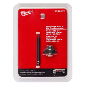 Milwaukee 48 - 44 - 0272 M12 FUEL 16 Ga Nibbler Punch Die Set - Mississauga Hardware Centre Inc