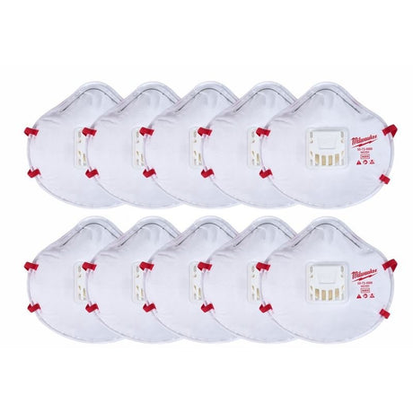 Milwaukee 48 - 73 - 4014 10PK Valved N95 Respirator - Mississauga Hardware Centre Inc