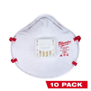 Milwaukee 48 - 73 - 4014 10PK Valved N95 Respirator - Mississauga Hardware Centre Inc