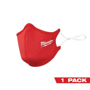 Milwaukee 48 - 73 - 4227 1PK RED 2 LAYER FACE MASK - Mississauga Hardware Centre Inc