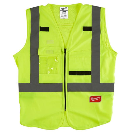 Milwaukee 48 - 73 - 5062 High Visibility Yellow Safety Vest - L/XL (CSA) - Mississauga Hardware Centre Inc