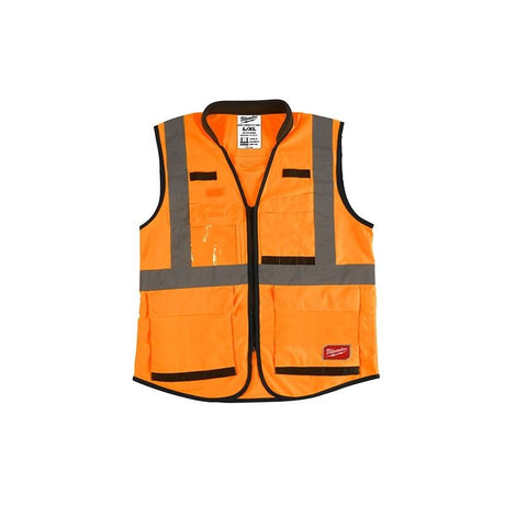 Milwaukee 48 - 73 - 5092 High Visibility Orange Performance Safety Vest - L/XL (CSA) - Mississauga Hardware Centre IncMilwaukee48-73-5092