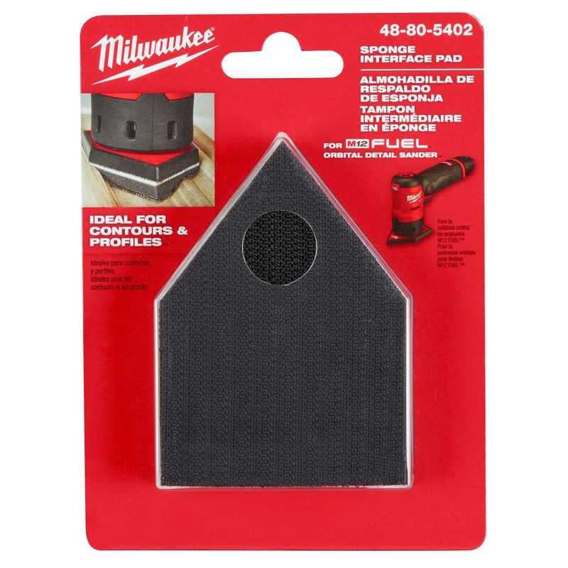 Milwaukee 48 - 80 - 5402 Sponge Interface Pad for M12 FUEL Orbital Detail Sander - Mississauga Hardware Centre Inc