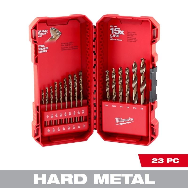Milwaukee 48 - 89 - 2338 RED HELIX Cobalt Drill Bit Set - 23PC - Mississauga Hardware Centre Inc