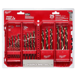 Milwaukee 48 - 89 - 2531 RED HELIX Cobalt Metric Drill Bit Set - 25PC - Mississauga Hardware Centre Inc