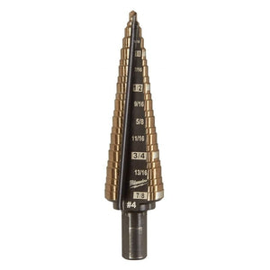 Milwaukee 48 - 89 - 9284 No.4 (3/16 - 7/8 in) Cobalt Step Drill Bit - Mississauga Hardware Centre Inc