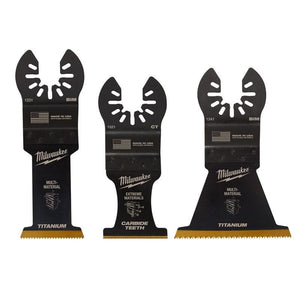 Milwaukee 49 - 10 - 9005 OPEN - LOK 3pc Multi - Material Cutting Multi - Tool Blade Variety Pack - Mississauga Hardware Centre Inc