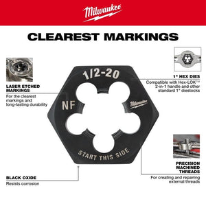 Milwaukee 49 - 22 - 5601 17PC Metric Tap and Die Set - Mississauga Hardware Centre Inc