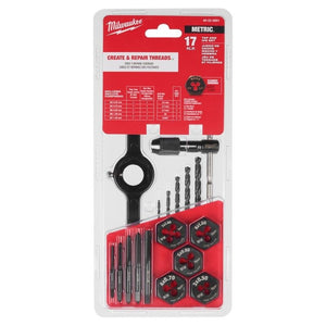 Milwaukee 49 - 22 - 5601 17PC Metric Tap and Die Set - Mississauga Hardware Centre Inc