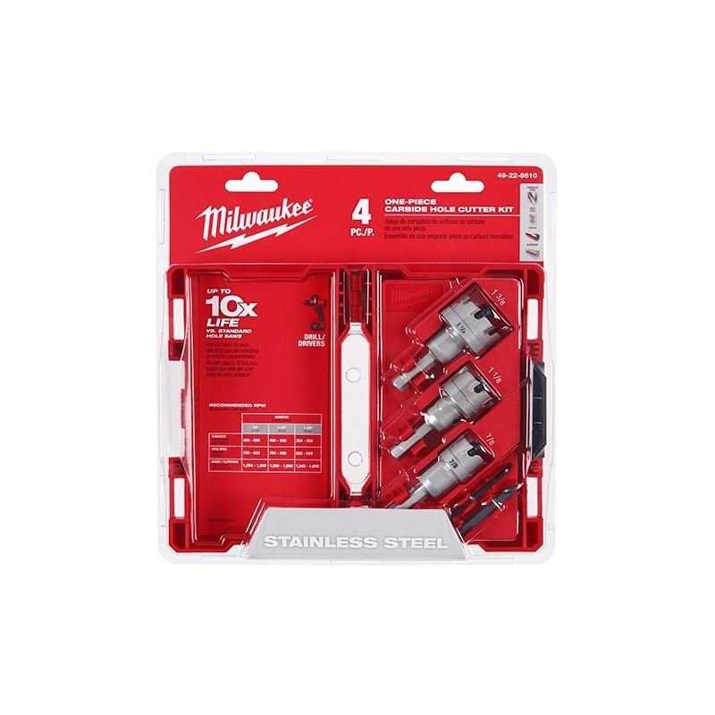 Milwaukee 49 - 22 - 8610 Carbide Hole Cutter Set - Mississauga Hardware Centre Inc