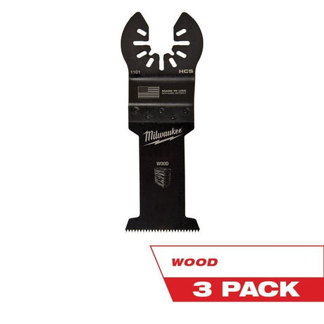 Milwaukee 49 - 25 - 1103 OPEN - LOK 1 - 3/8 in Hcs Wood Blades 3 Pk - Mississauga Hardware Centre Inc