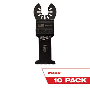 Milwaukee 49 - 25 - 1109 OPEN - LOK 1 - 3/8 in Hcs Wood Blades 10 Pk - Mississauga Hardware Centre Inc
