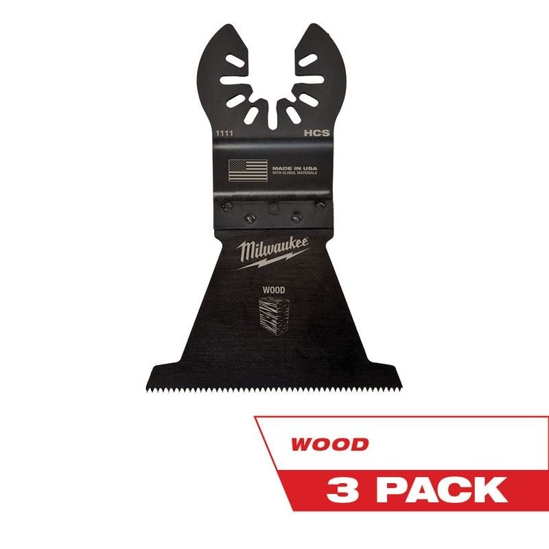 Milwaukee 49 - 25 - 1113 OPEN - LOK 2 - 1/2 in Hcs Wood Blades 3 Pk - Mississauga Hardware Centre Inc