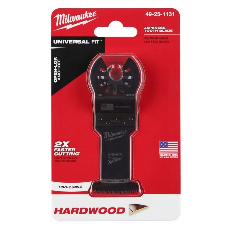 Milwaukee 49 - 25 - 1131 OPEN - LOK 1 - 3/8 in Hcs Japanese Tooth Pro - Curve Hardwood Blade 1 Pk - Mississauga Hardware Centre Inc