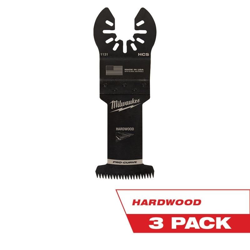 Milwaukee 49 - 25 - 1133 OPEN - LOK 1 - 3/8 in Hcs Japanese Tooth Pro - Curve Hardwood Blade 3 Pk - Mississauga Hardware Centre Inc