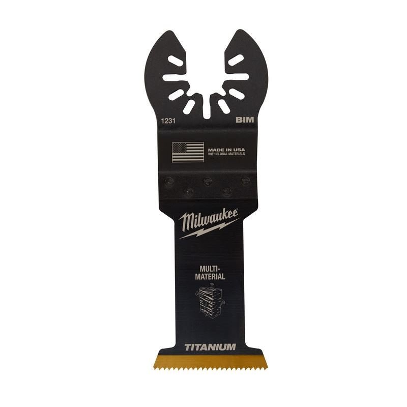 Milwaukee 49 - 25 - 1231 OPEN - LOK 1 - 3/8 in Titanium Enhanced Bi - Metal Multi - Material Blade 1 Pk - Mississauga Hardware Centre Inc
