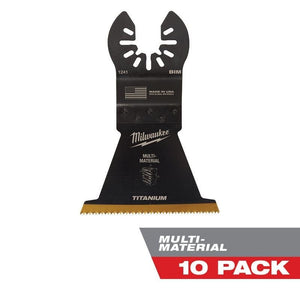 Milwaukee 49 - 25 - 1249 OPEN - LOK 2 - 1/2 in Titanium Enhanced Bi - Metal Multi - Material Blades 10 Pk - Mississauga Hardware Centre Inc