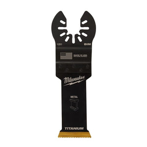 Milwaukee 49 - 25 - 1251 OPEN - LOK 1 - 1/8 in Titanium Enhanced Bi - Metal Metal Blade 1 Pk - Mississauga Hardware Centre Inc