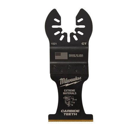Milwaukee 49 - 25 - 1521 OPEN - LOK 1 - 3/8 in Titanium Enhanced Carbide Teeth Multi - Material Blade 1 Pk - Mississauga Hardware Centre Inc