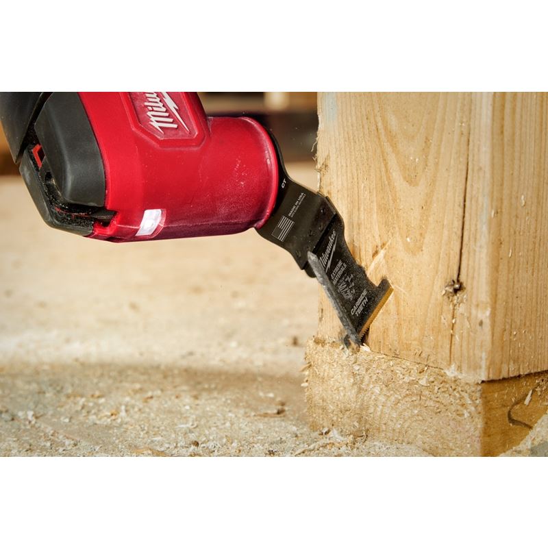 Milwaukee 49 - 25 - 1521 OPEN - LOK 1 - 3/8 in Titanium Enhanced Carbide Teeth Multi - Material Blade 1 Pk - Mississauga Hardware Centre Inc