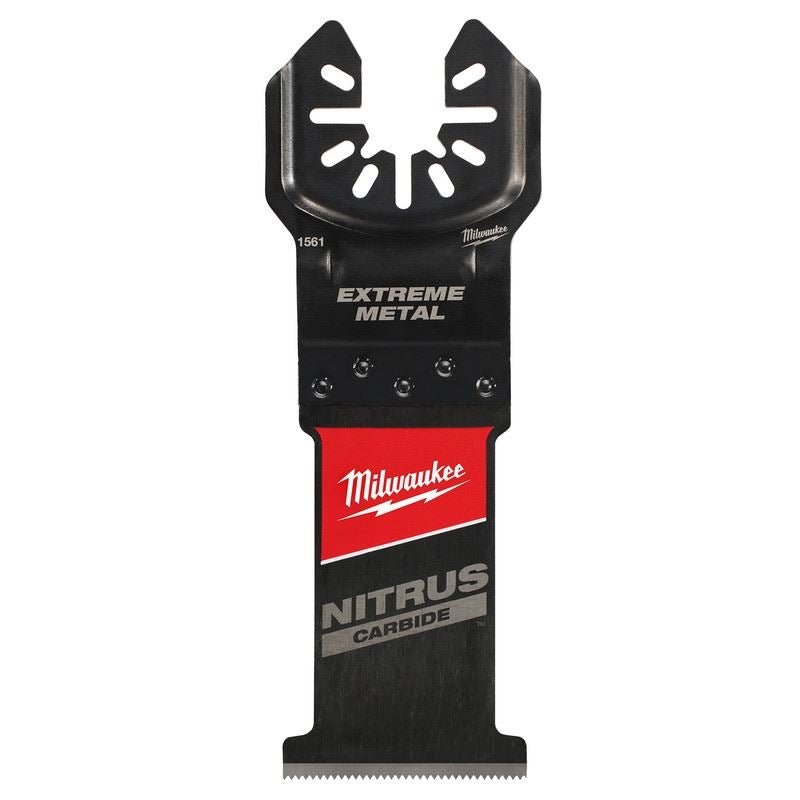 Milwaukee 49 - 25 - 1561 NITRUS CARBIDE Extreme Metal Universal Fit OPEN - LOK Multi - Tool Blade - 1pk - Mississauga Hardware Centre Inc