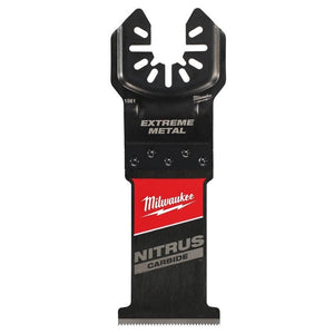 Milwaukee 49 - 25 - 1561 NITRUS CARBIDE Extreme Metal Universal Fit OPEN - LOK Multi - Tool Blade - 1pk - Mississauga Hardware Centre Inc