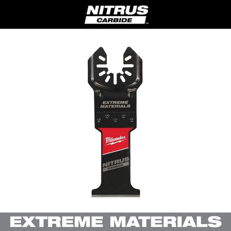 Milwaukee 49 - 25 - 1571 NITRUS CARBIDE Extreme Materials Universal Fit OPEN - LOK Multi - Tool Blade - 1pk - Mississauga Hardware Centre Inc