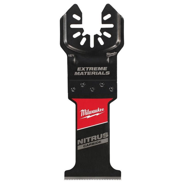 Milwaukee 49 - 25 - 1575 NITRUS CARBIDE Extreme Materials Universal Fit OPEN - LOK Multi - Tool Blade - 5pk - Mississauga Hardware Centre Inc