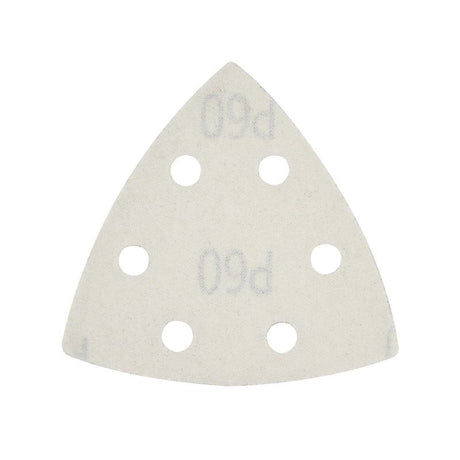 Milwaukee 49 - 25 - 2060 3 - 1/2 in 60 Grit Triangle Sandpaper 6 Pk - Mississauga Hardware Centre Inc