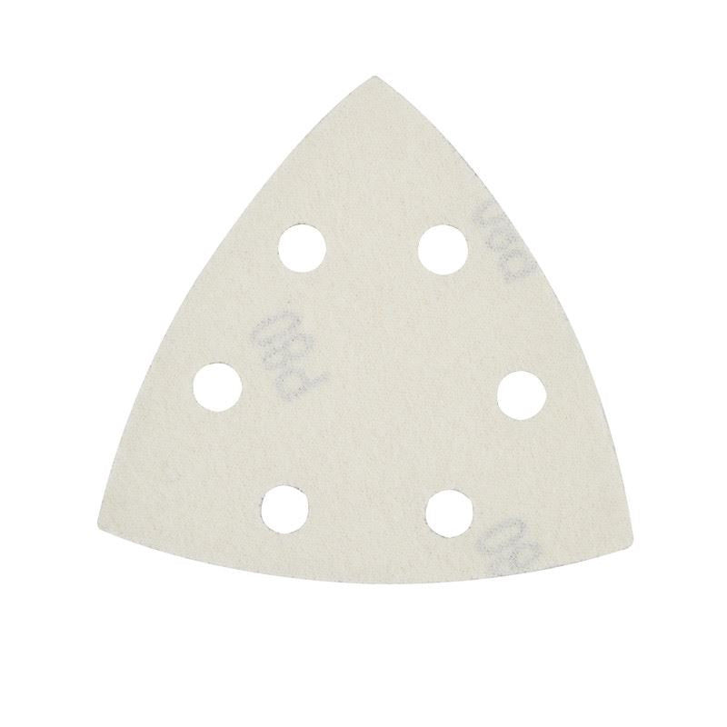 Milwaukee 49 - 25 - 2080 3 - 1/2 in 80 Grit Triangle Sandpaper 6 Pk - Mississauga Hardware Centre Inc