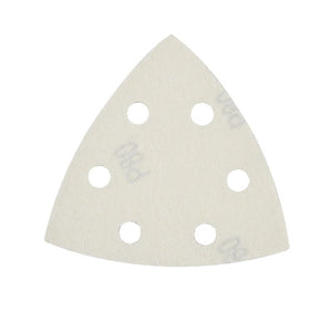 Milwaukee 49 - 25 - 2080 3 - 1/2 in 80 Grit Triangle Sandpaper 6 Pk - Mississauga Hardware Centre Inc