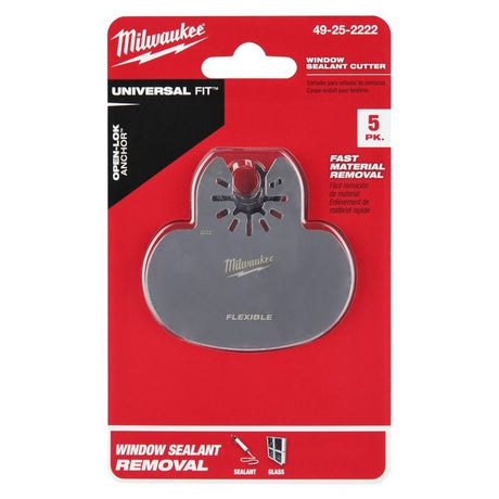 Milwaukee 49 - 25 - 2222 OPEN - LOK Mushroom Sealant Scraper Blade 5 Pk - Mississauga Hardware Centre Inc